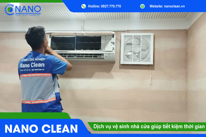 Dịch vụ vệ sinh nhà cửa giúp tiết kiệm thời gian