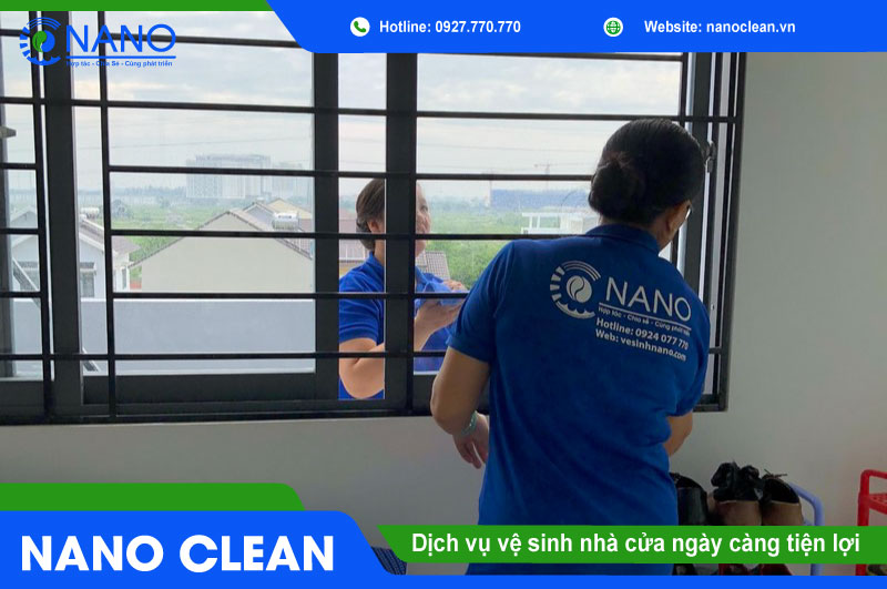 Dịch vụ vệ sinh nhà cửa ngày càng tiện lợi