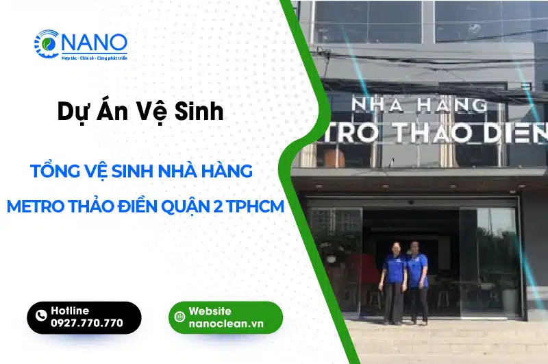 Du An Ve Sinh Tong Ve Sinh Nha Hang Metro Thao Dien Quan 2 Tphcm