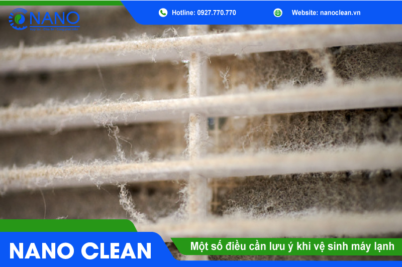 Lưu ý khi vệ sinh máy lạnh văn phòng