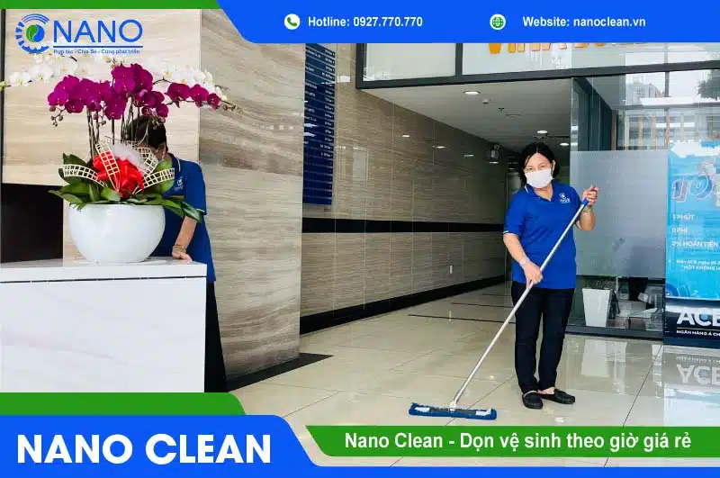 Nano Clean don ve sinh theo gio gia re