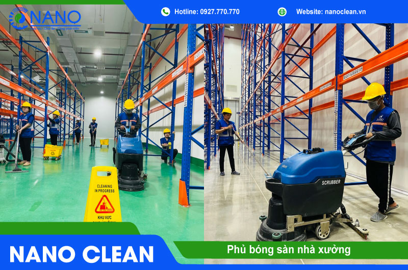 Phủ bóng sàn nhà xưởng