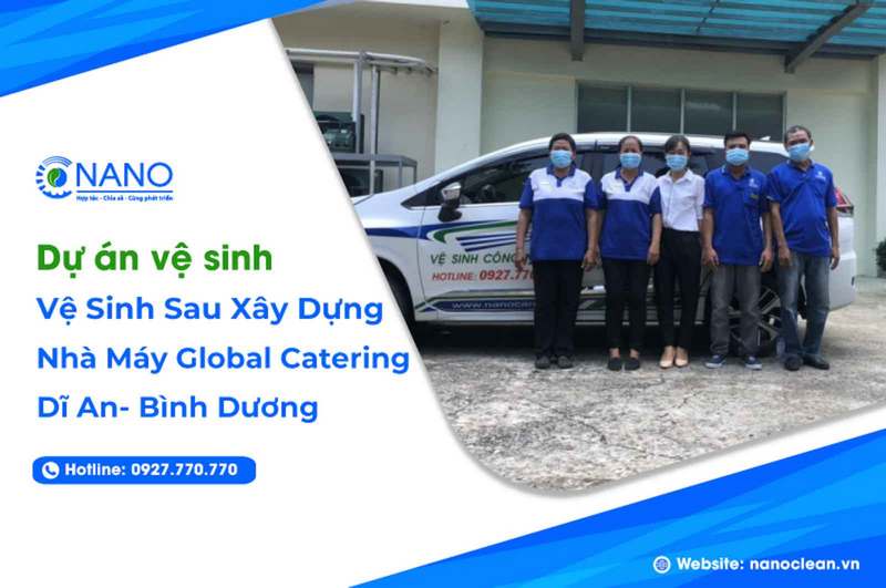 Trien khai du an ve sinh nha may Global Catering