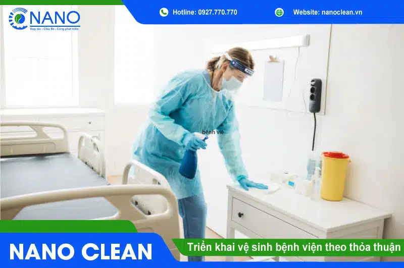 trien khai ve sinh benh vien theo thoa thuan
