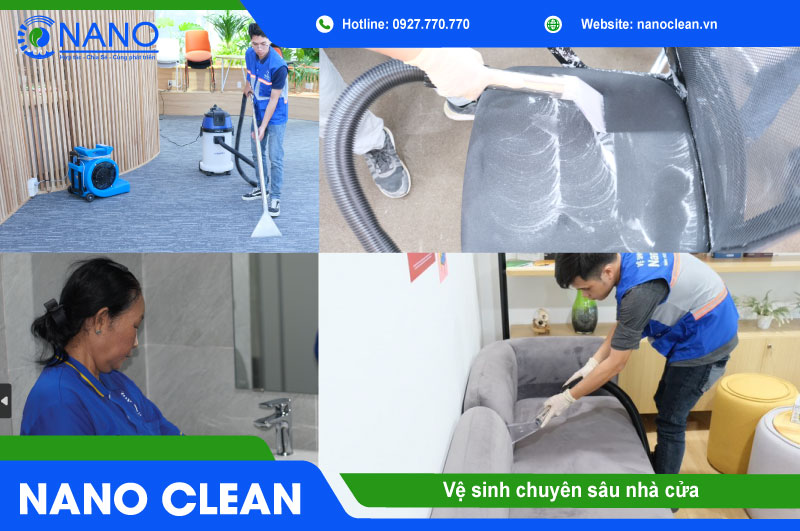 Dịch vụ vệ sinh nhà cửa chuyên sâu