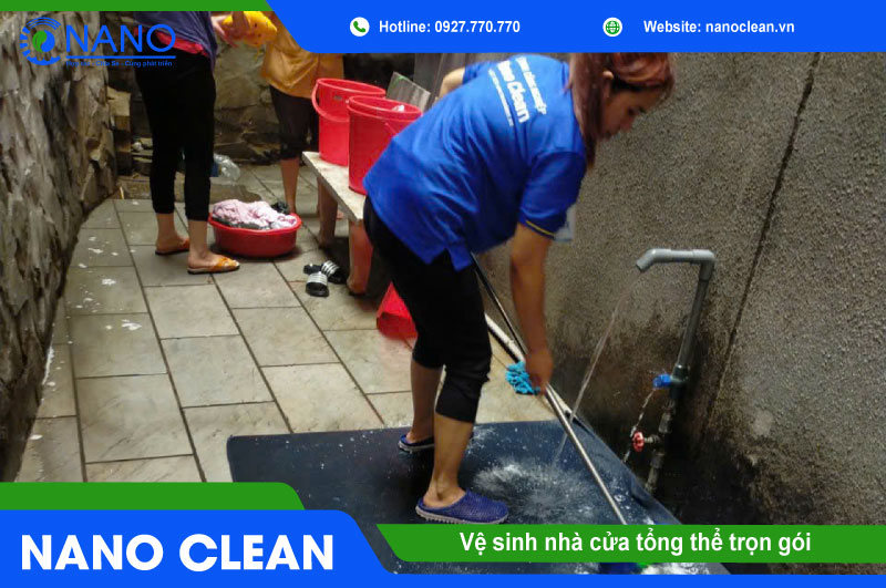 Vệ sinh nhà cửa tổng thể trọn gói