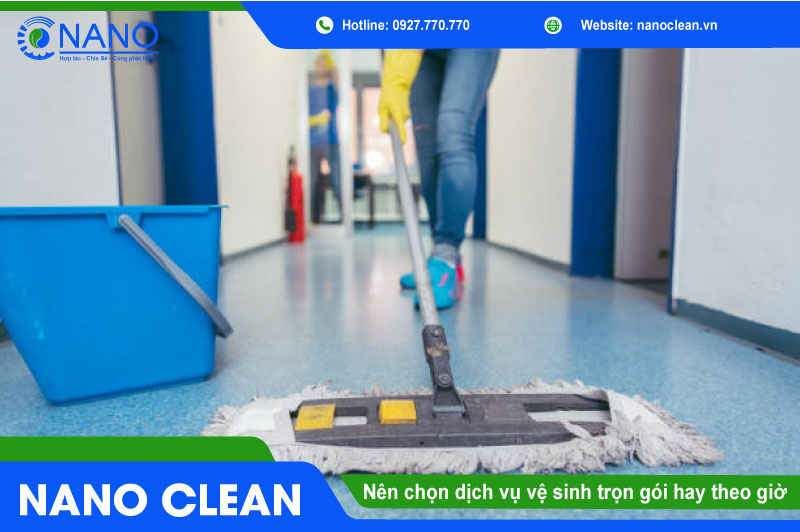 Vệ sinh nhà cho người đi làm không có thời gian