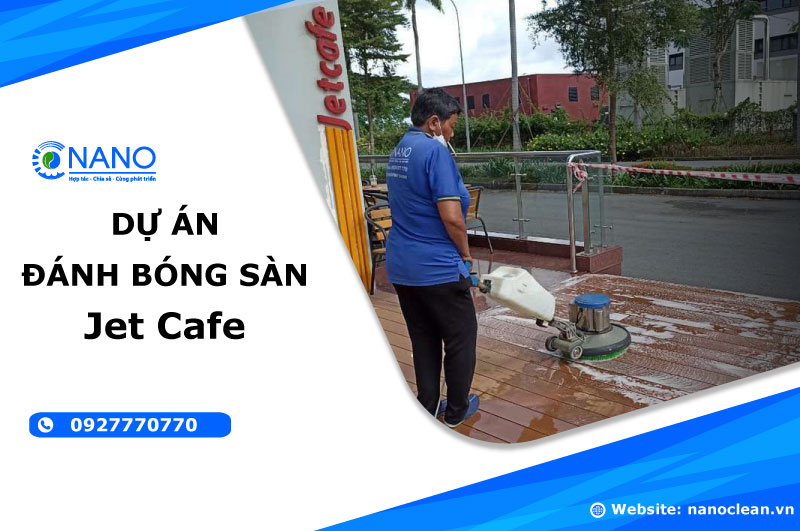 Du an danh bong san go cho quan cafe jet