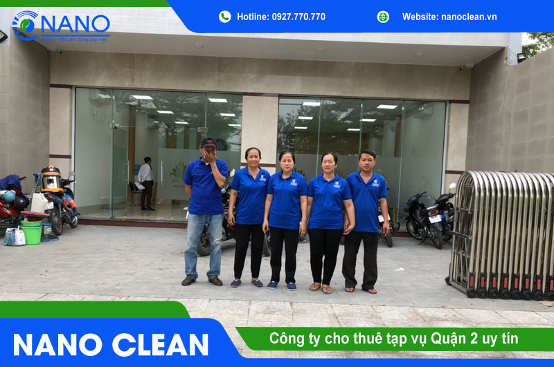 Nano Clean - Công ty cho thuê tạp vụ Quận 2 uy tín