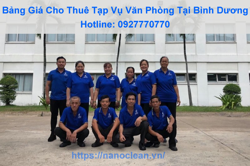 Bảng Giá Cho Thuê Tạp Vụ Văn Phòng Tại Bình Dương