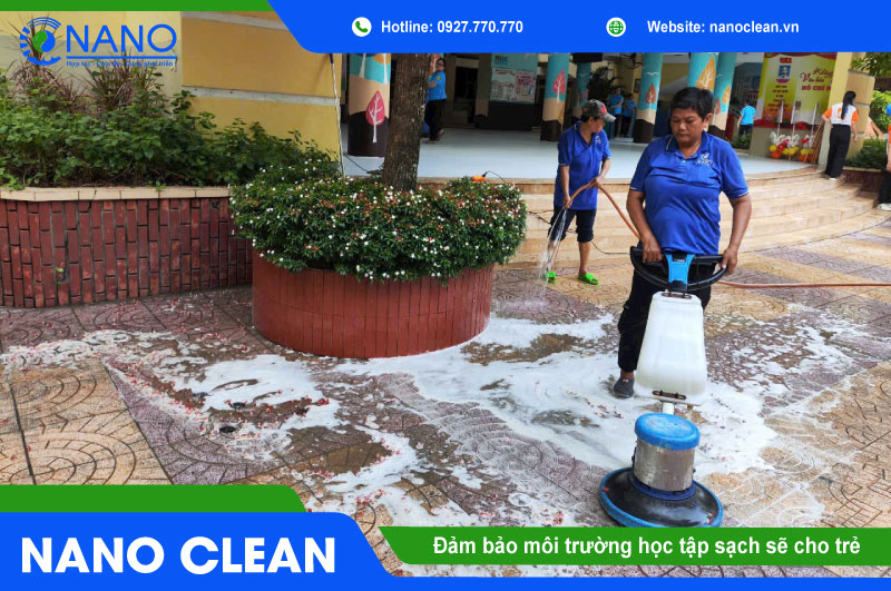 Đảm bảo môi trường học tập sạch sẽ cho trẻ