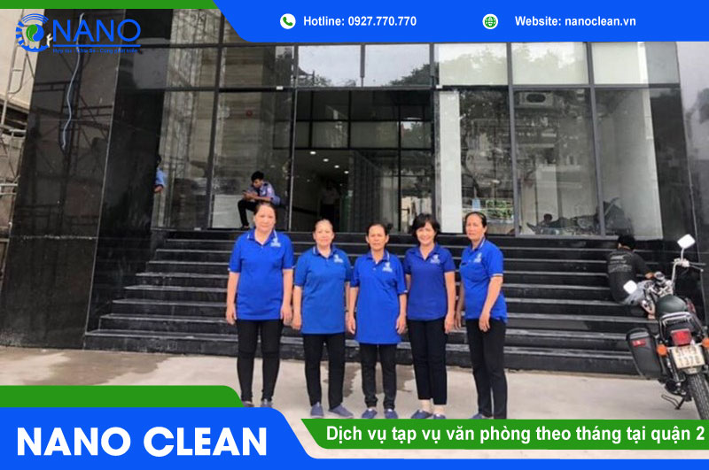 Dịch vụ tạp vụ văn phòng theo tháng tại quận 2