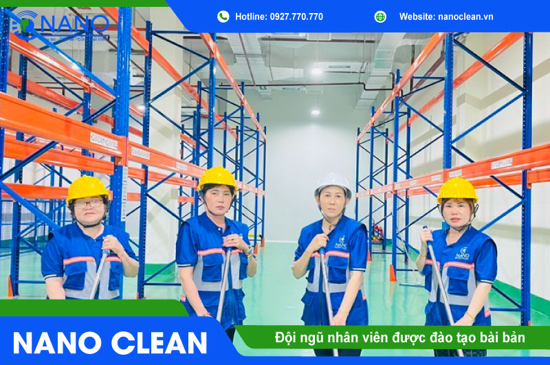 Đội ngũ nhân viên được đào tạo bài bản