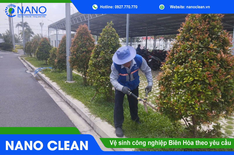 Vệ sinh công nghiệp Biên Hòa theo yêu cầu