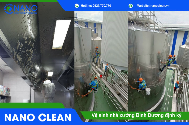 Vệ sinh nhà xưởng định kỳ cần đủ nhân sự và thiết bị