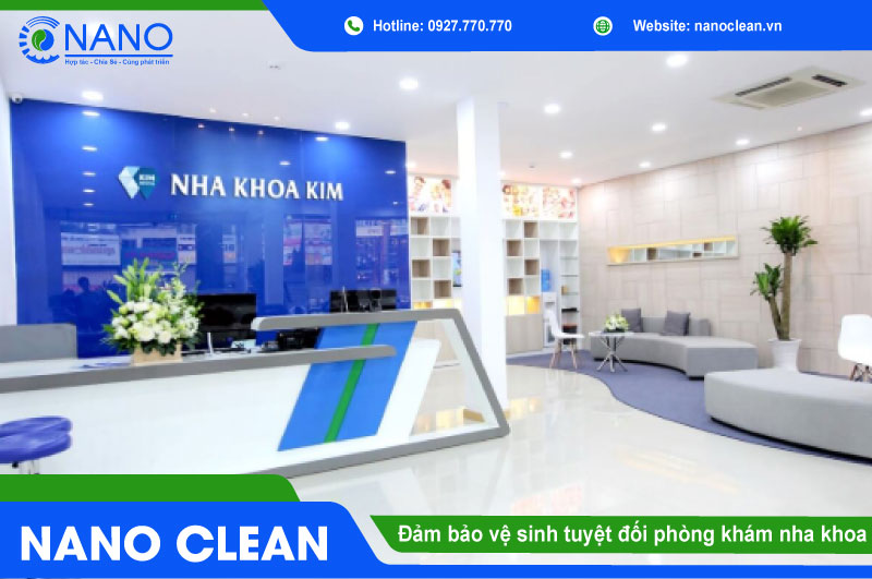 Đảm bảo vệ sinh tuyệt đối phòng khám nha khoa