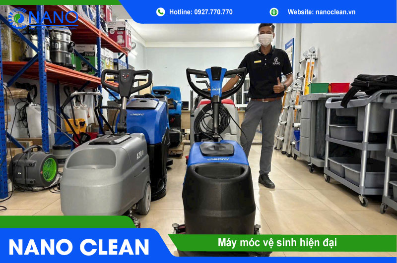 Máy móc vệ sinh hiện đại