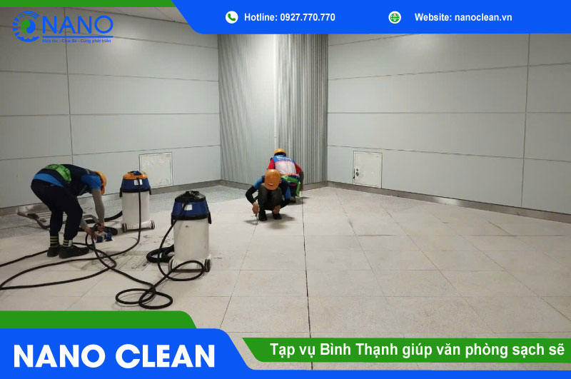 Tạp vụ Bình Thạnh giúp văn phòng sạch sẽ