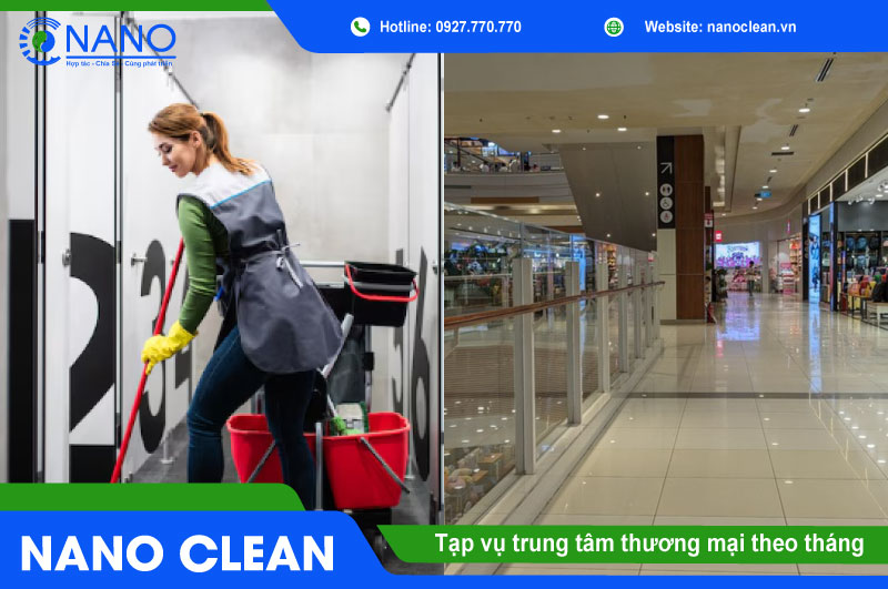 Tạp vụ trung tâm thương mại theo tháng