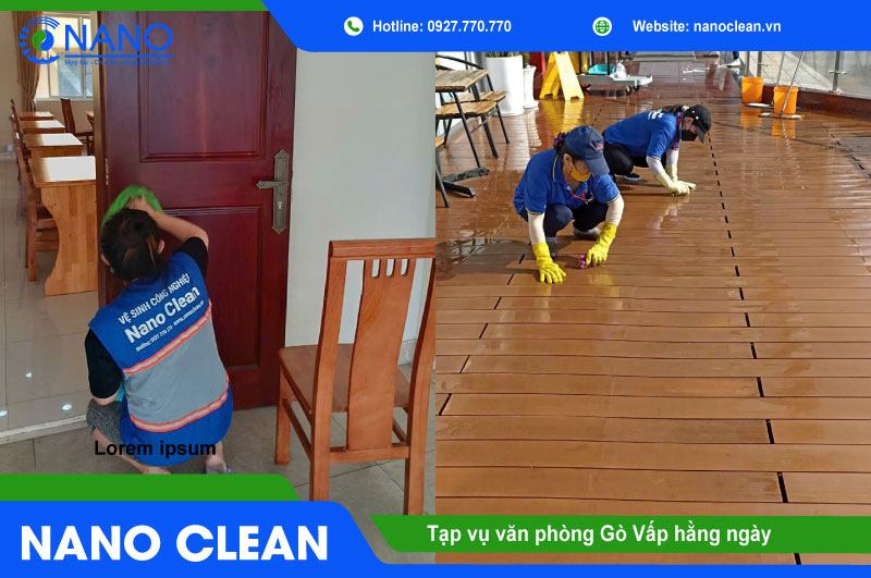 Thuê vệ sinh văn phòng hằng ngày theo phạm vi rõ ràng