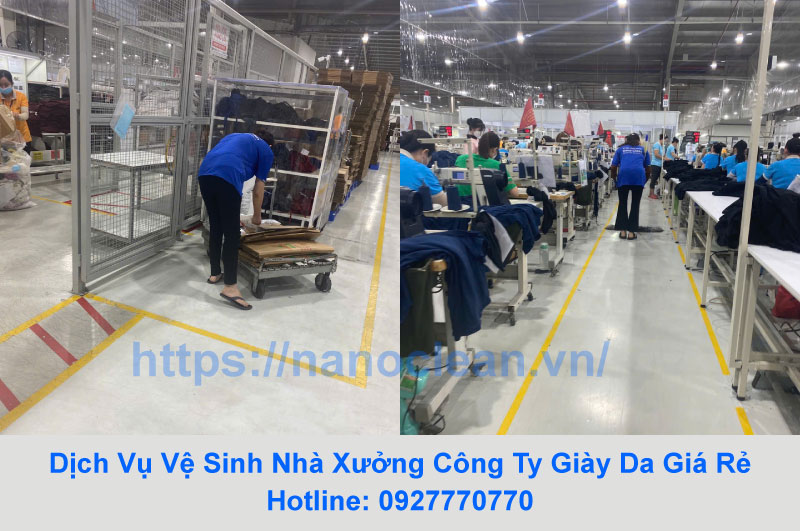 Dịch Vụ Vệ Sinh Nhà Xưởng Công Ty Giày Da Giá Rẻ