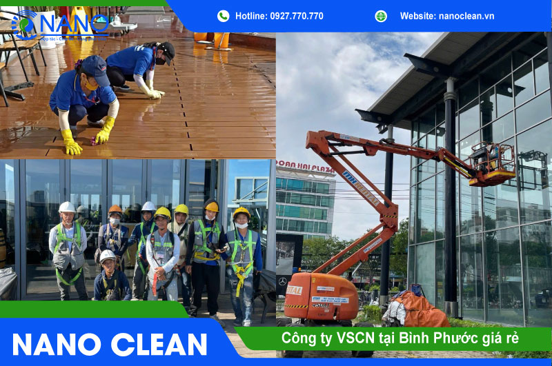 Nano Clean - Công ty vệ sinh công nghiệp tại Bình Phước giá rẻ