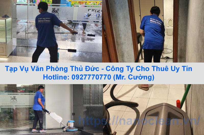 Tạp Vụ Văn Phòng Thủ Đức - Công Ty Cho Thuê Uy Tín