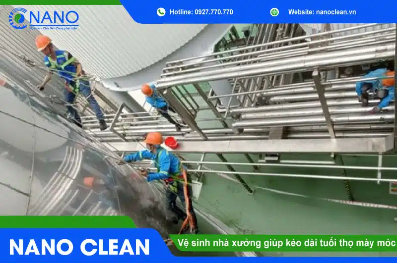 Bảo vệ quy trình sản xuất với dịch vụ vệ sinh công nghiệp