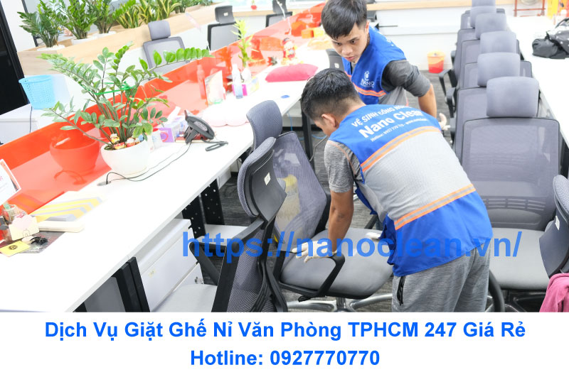 Dịch Vụ Giặt Ghế Nỉ Văn Phòng TPHCM 247 Giá Rẻ