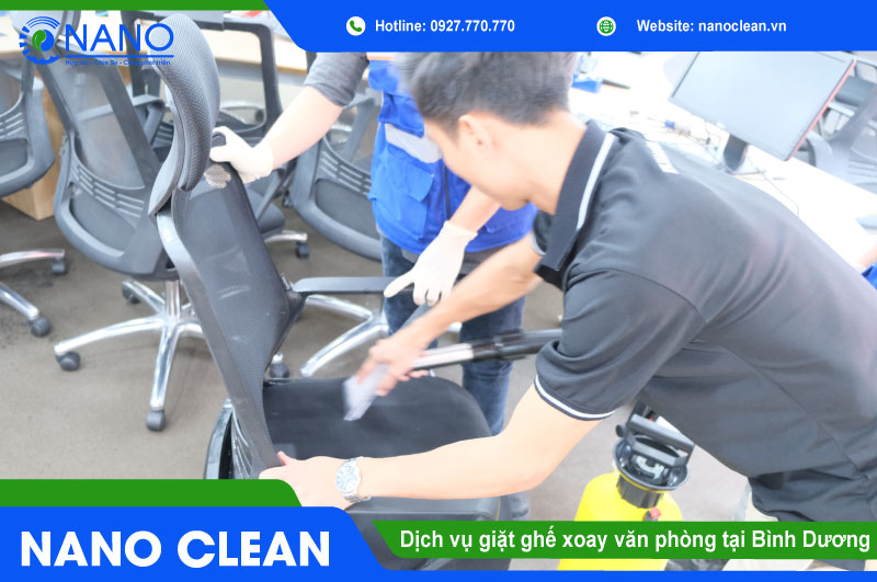 Dịch vụ giặt ghế xoay văn phòng tại Bình Dương
