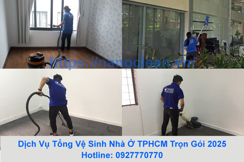 Dịch Vụ Tổng Vệ Sinh Nhà Ở TPHCM Trọn Gói