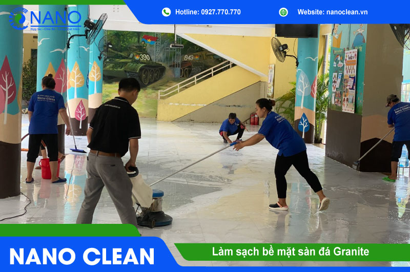 Làm sạch bề mặt sàn ảnh hưởng đến hạng mục báo giá vệ sinh công nghiệp