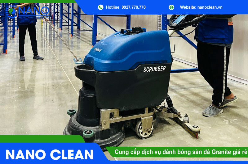 Nano Clean - Cung cấp dịch vụ đánh bóng sàn đá Granite giá rẻ