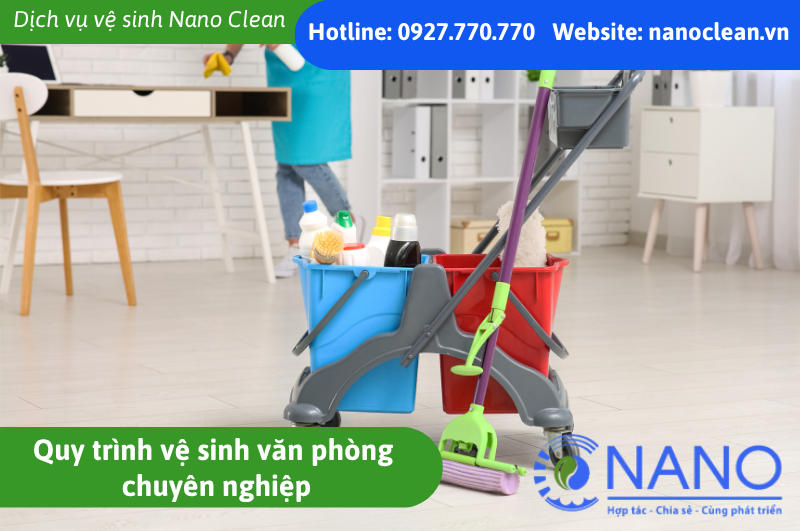 Quy trình vệ sinh văn phòng chuyên nghiệp