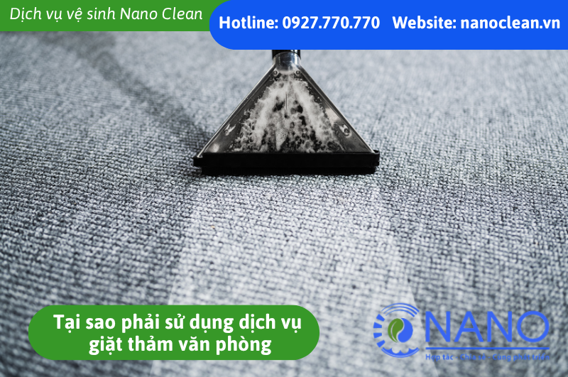 Tại sao phải sử dụng dịch vụ giặt thảm văn phòng