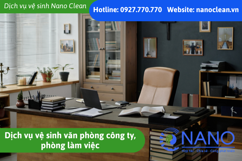 Dịch vụ vệ sinh văn phòng công ty, phòng làm việc