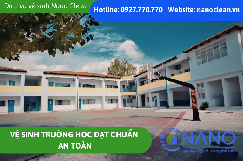 Vệ Sinh Trường Học Đạt Chuẩn An Toàn