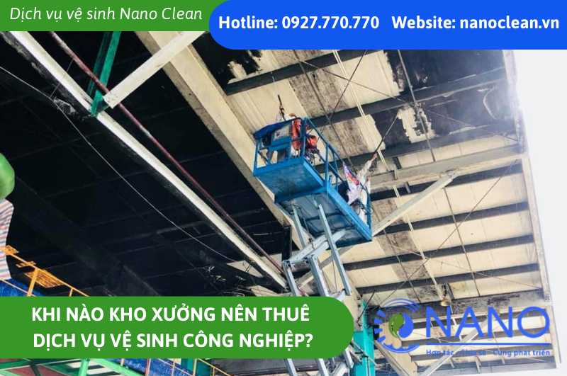 Thuê dịch vụ vệ sinh công nghiệp đúng cách