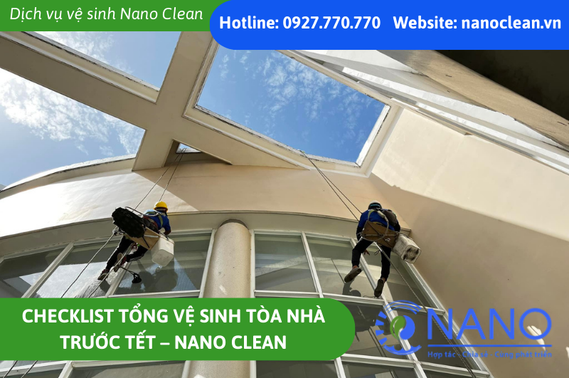 Checklist Tổng Vệ Sinh Tòa Nhà Trước Tết