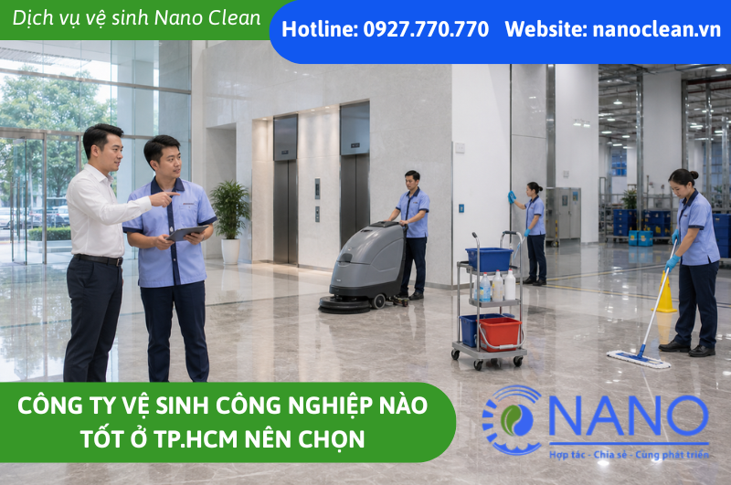 Công ty vệ sinh công nghiệp nào tốt ở TP.HCM nên chọn