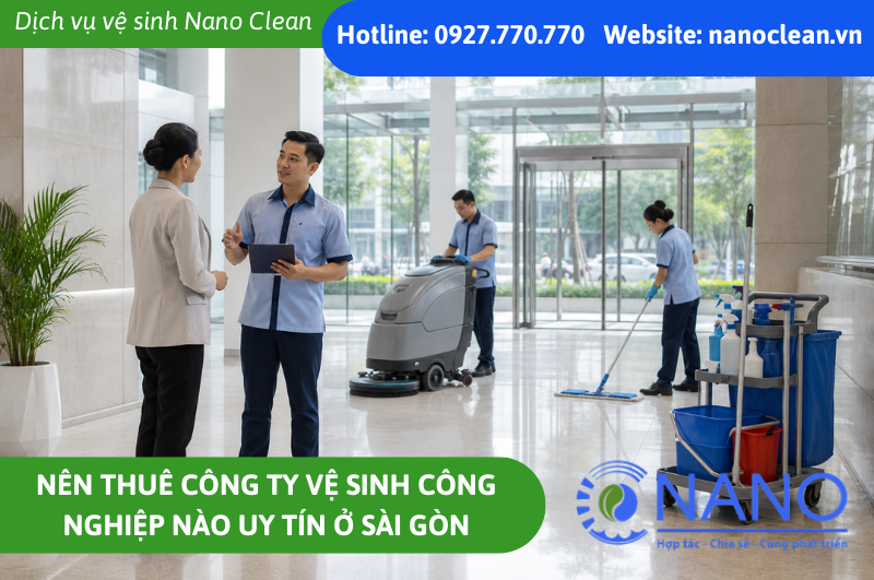 Nên thuê công ty vệ sinh công nghiệp nào uy tín ở Sài Gòn