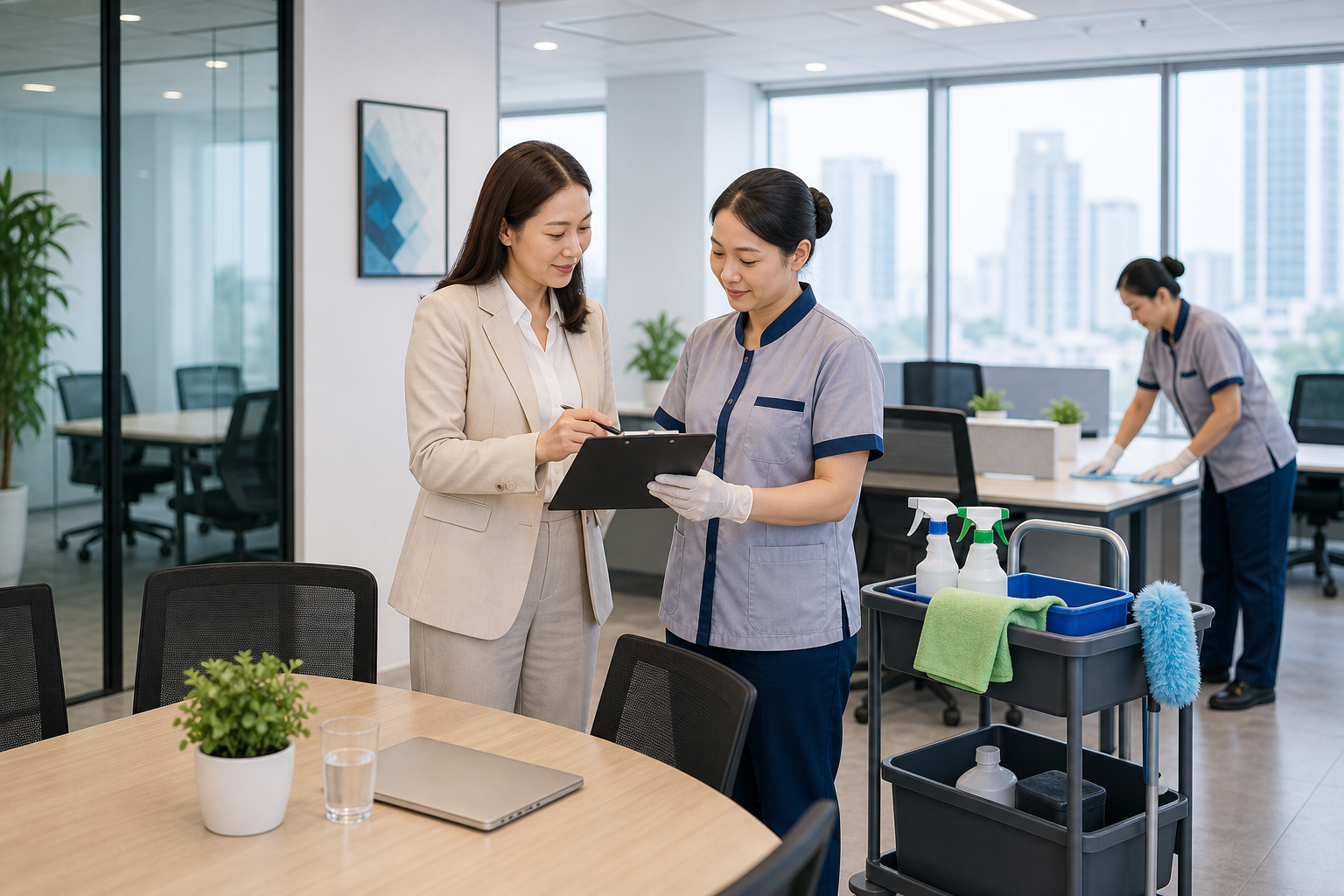 Công ty vệ sinh văn phòng hỗ trợ doanh nghiệp xây gói dịch vụ phù hợp