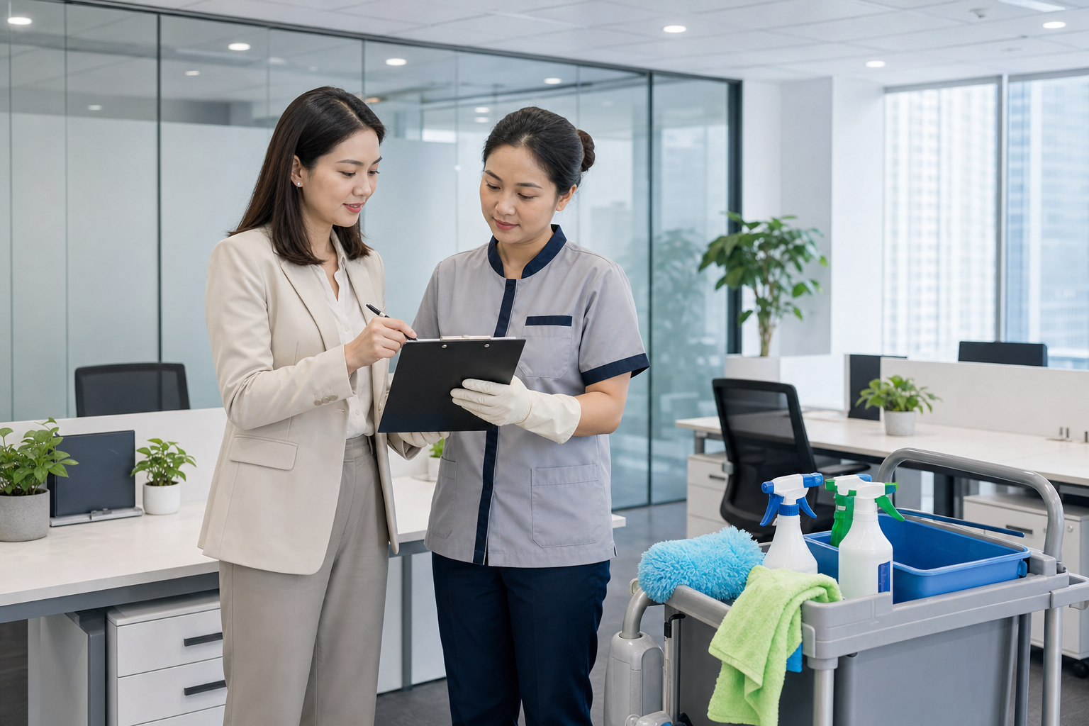 Thuê vệ sinh văn phòng tiết kiệm chi phí cho công ty