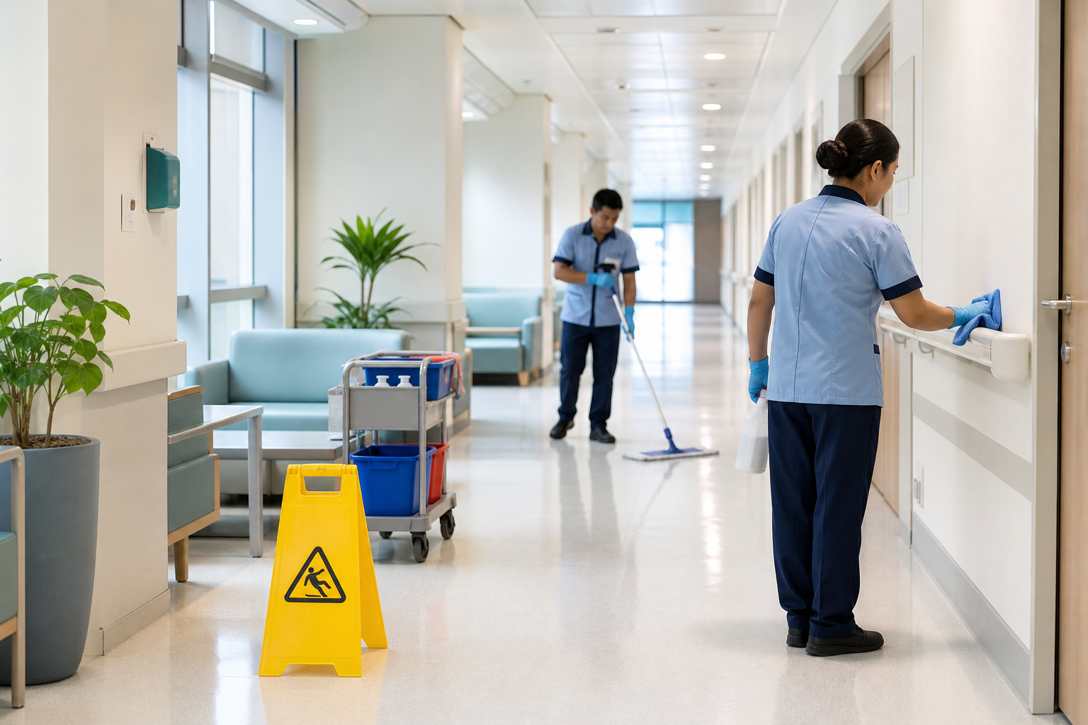 vệ sinh công nghiệp cho bệnh viện