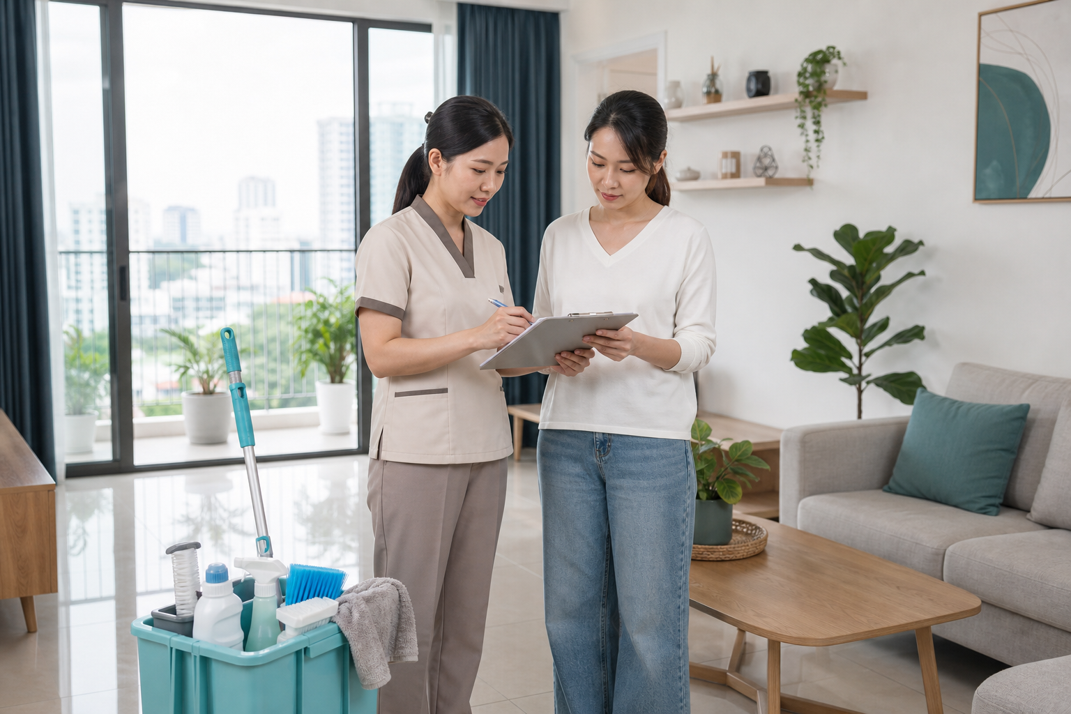 Dịch vụ vệ sinh nhà ở HCM cần chốt phạm vi rõ