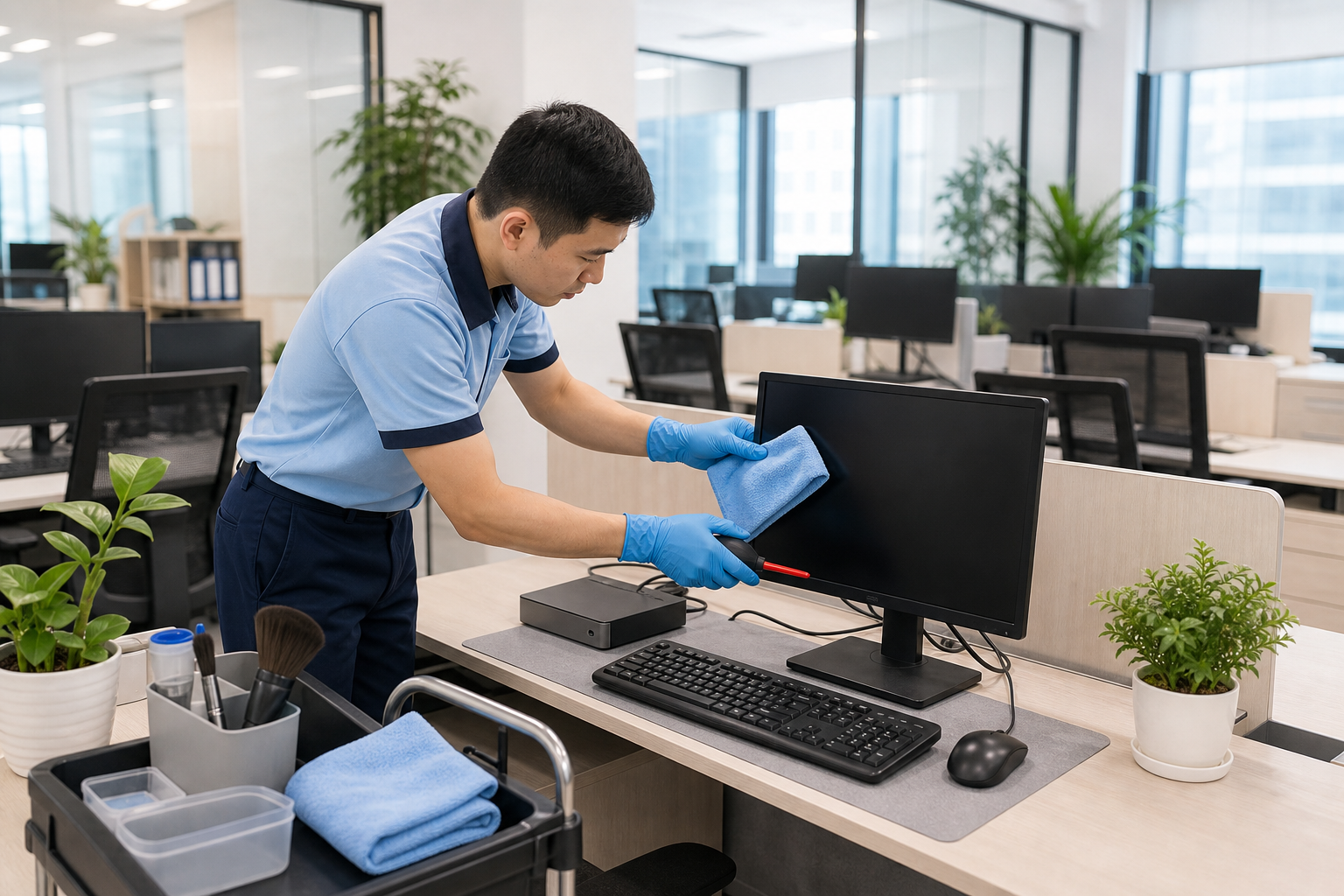 vệ sinh thiết bị máy tính