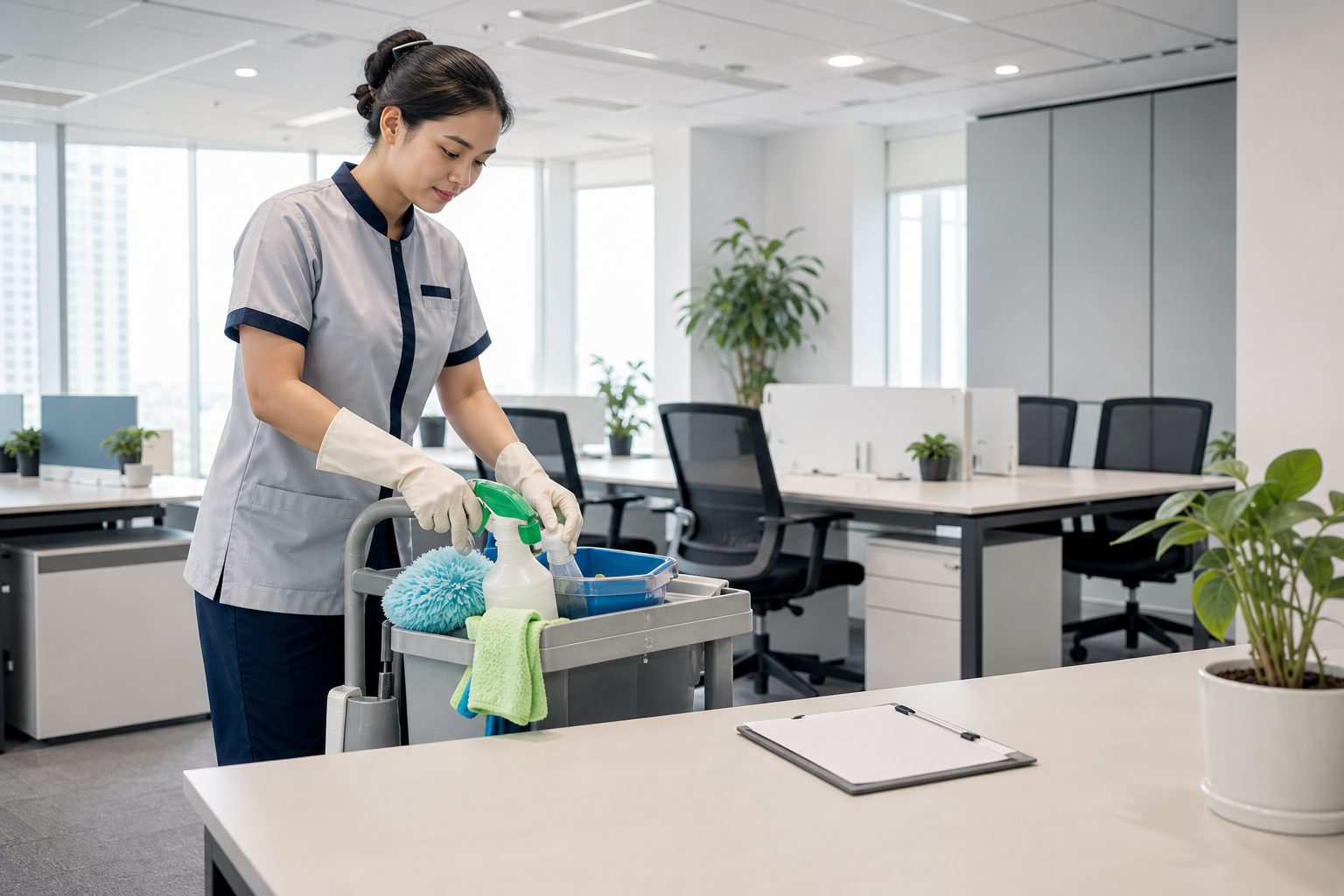Vệ sinh văn phòng bao nhiêu tiền 1 giờ