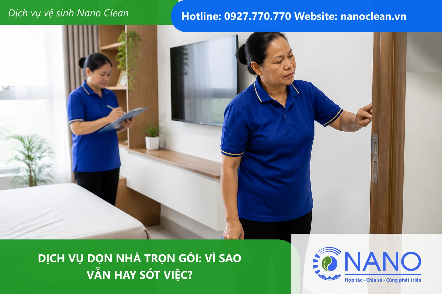 Ảnh đại diện cho bài Dịch vụ dọn nhà trọn gói: Vì sao vẫn hay sót việc?