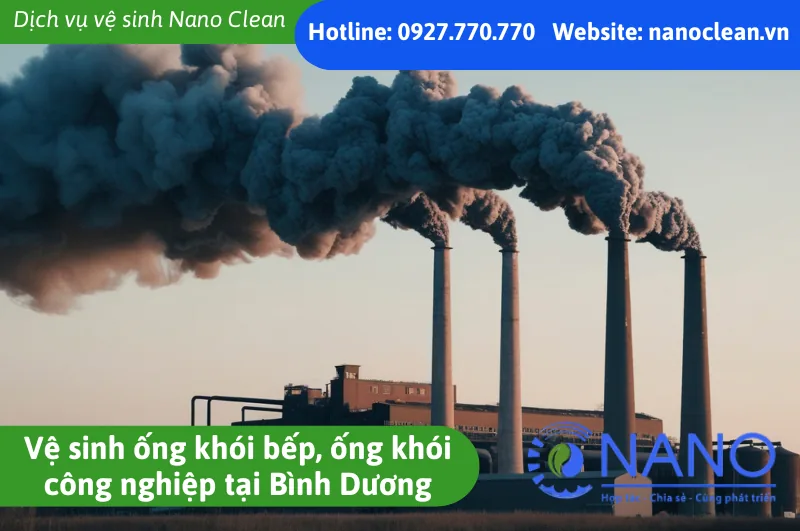 Vệ Sinh Ống Khói Bếp, Ống Khói Công Nghiệp Tại Bình Dương