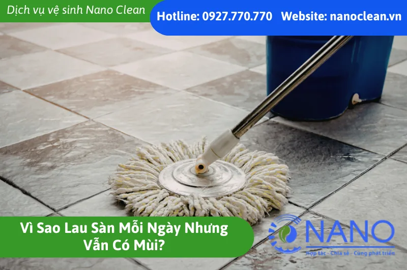 Vì Sao Lau Sàn Mỗi Ngày Nhưng Vẫn Có Mùi?